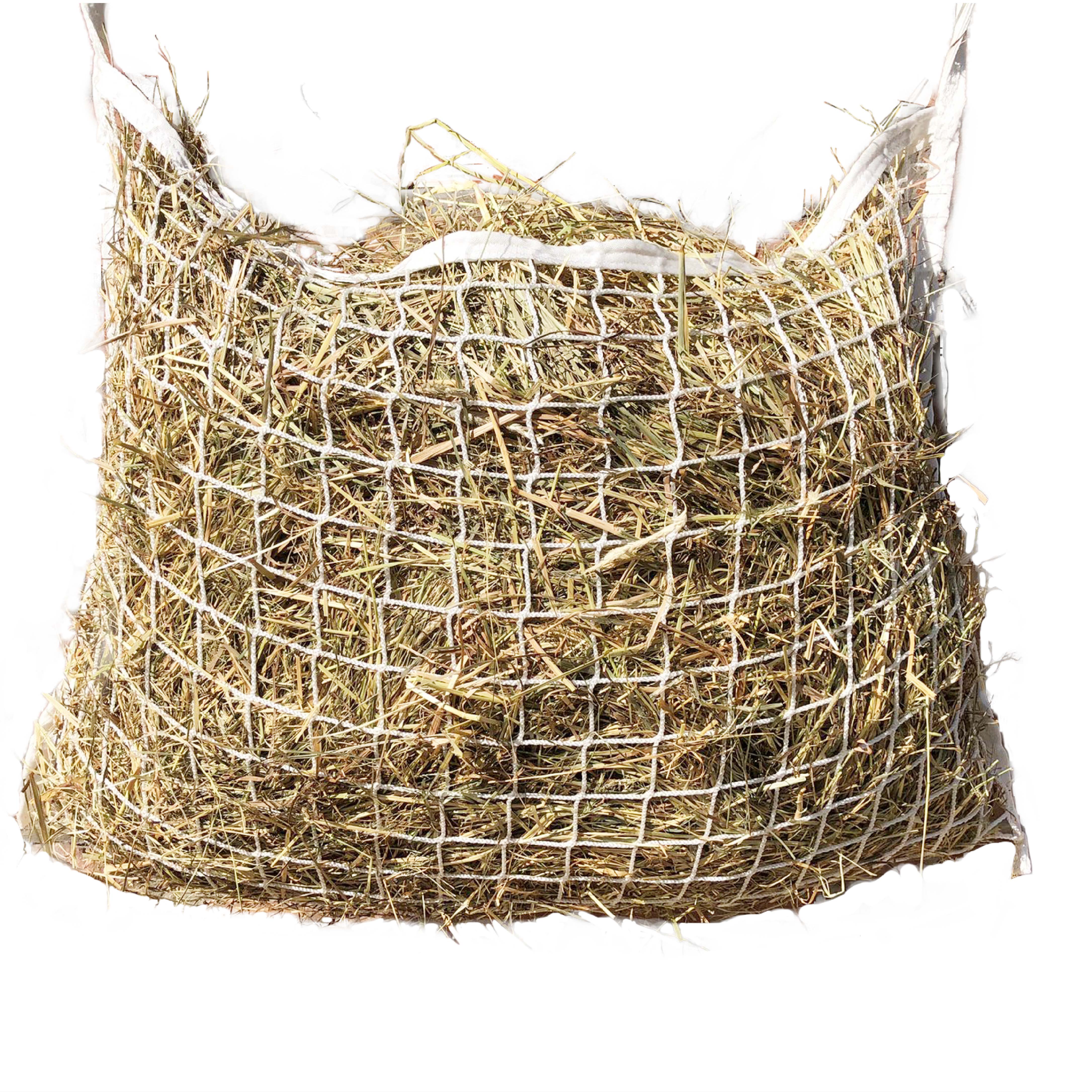 Heunetz eckig in weiß 3x3cm, 120cmx90cm, 9kg Füllgewicht